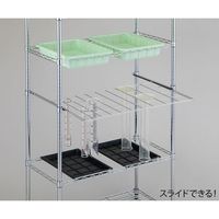 アズワン 器具乾燥ラック(バスケット・カーテン付) 本体セット 4-240-21 1セット（直送品）