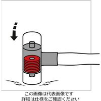 ピービ―スイスツールズ ナイロン・鉄ヘッド 無反動コンビネーションハンマー グラスファイバー柄 ヘッド径22mm 全長270mm 305.1（直送品）