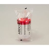 アズワン 滅菌サンプル容器(個包装タイプ) 赤 120mL 1箱(200個入) 4-2051-06 1箱(200個)（直送品）