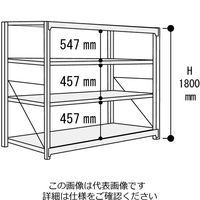 山金工業 ボルト式重量ラック1000kg/段 単体 10K6363ー4SPG 1台(1個)（直送品）