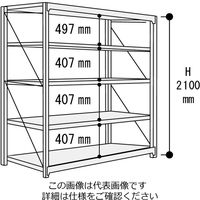 山金工業 ボルト式重量ラック1000kg/段 連結 10K7563ー5SPGR 1台(1個)（直送品）
