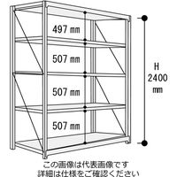 山金工業 ボルト式重量ラック1000kg/段 単体 10K8490ー5SPG 1台(1個)（直送品）