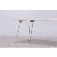 不二貿易 ローテーブル 幅800×奥行400×高さ310mm ホワイト 10863 1台（直送品）