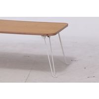 不二貿易 ローテーブル 幅800×奥行400×高さ310mm ナチュラル 10874 1台（直送品）