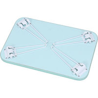 不二貿易 カラーミニテーブル CCB4530-PGR/WH 幅450×奥行300×高さ190mm グリーン 14425 1台（直送品）