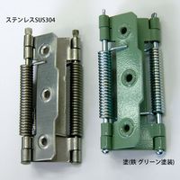 New Hikari (ニューヒカリ) バネ丁番 両開 75 塗 清水 2個（直送品）