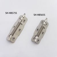 New Hikari (ニューヒカリ) ステンレス バネ丁番 片開 65 清水 10個（直送品）