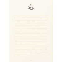 デザインフィル 便箋 しあわせ 24枚入 青い鳥柄 20465006 1セット(3パック)