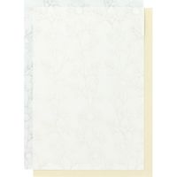 デザインフィル 便箋 透かし和紙 B5サイズ 18枚入 グリーンリーフ柄 20485006 1セット(2冊)