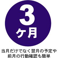 エムプラン 【2021年4月はじまり】ベーシック 卓上カレンダー 3ヶ月 205207 1セット（2冊）（直送品）