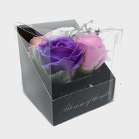 【お祝い・ギフト】Blossom of thoughts  ソープフラワープチ　パープル　1セット（2個入り） ティーサイド（直送品）