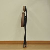 エイ・アイ・エス 折畳座厚チェア 背あり ブラウン AATN-200 BR 1脚（直送品）