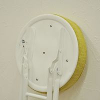 エイ・アイ・エス 折畳座厚チェア 背無し グリーン AATN-230 GN 1脚（直送品）