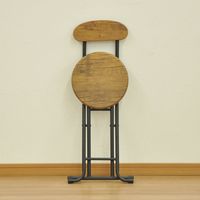 エイ・アイ・エス 木製折畳チェア 背あり ブラウン AAWO-100 BR 1脚（直送品）