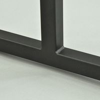 エイ･アイ･エス テーブルキッツ用 テーブル脚 II型 幅630×奥行85×高さ670mm ブラック TBK-II BK 1セット（直送品）