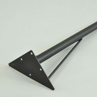 エイ･アイ･エス テーブルキッツ用 テーブル脚 Y型 幅160×奥行160×高さ670mm ブラック TBK-Y BK 1セット（直送品）