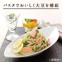 ハウス食品 大豆がパスタになりました 200g（100g×2食） 6袋 まるごと大豆粉50％配合 半生リングイネタイプ