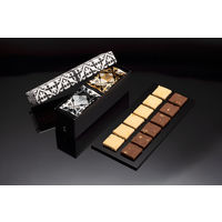 〈黒船〉NOVO TILE （ダーク・ホワイト）1個 三越伊勢丹 紙袋付 ノボタイル ラスク チョコレート 手土産 ギフト