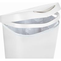 アントレックス Umbra ブリムカン ペダル式ゴミ箱 50L ホワイト 1個（直送品）