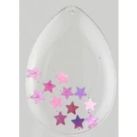 アーテック ホログラムグリッター星 3mm ピンク 93128 1セット(7個)