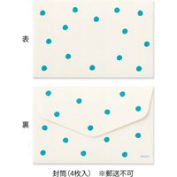 ミニレターセット シール付 ペンギン柄 86304006 1セット（3冊） デザインフィル（直送品）