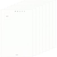 デザインフィル はがき箋 はなあさぎ 8枚入 88802006 1セット(3冊)