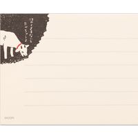 一筆箋 きらく 50枚入 やぎ柄 91802548 1セット（5冊） デザインフィル（直送品）