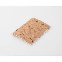 ノート A6 5mm方眼 ねこチラシ柄 91802553 1セット（5冊） デザインフィル（直送品）