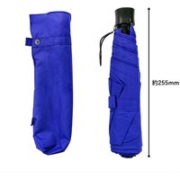 杉本商事55cm 男女兼用ミニ傘 耐風骨 無地 SS5050BU1セット（12本）（直送品）