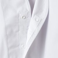 住商モンブラン 調理衣　兼用　長袖 白　袖ネット　V首 SS 1-951 1枚（直送品）