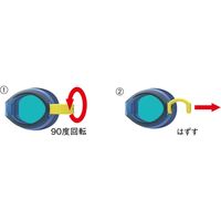 スイミングゴーグル ＬＡＶ SJ9 1セット(2入) 山本光学（直送品）