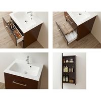 SANEI 洗面化粧台 WF019S2-750-DB-T1 1台（直送品）