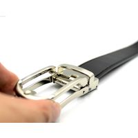 SADO 日本製<匠の革>姫路レザーワンタッチ調整ベルト ブラック a2452910 1個