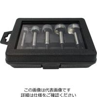 アークランズ GREATTOOL ザグリカッターセット 木工用 5本組 ZACー5S 1セット（直送品）