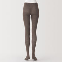 【レディース】無印良品 婦人 足なり直角 かかとに合う タイツ 婦人L モカブラウン 良品計画