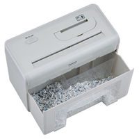 ナカバヤシ パーソナルシュレッダー デスクトップ ライトグレー クロスカット NSE-DTC01LG（直送品）