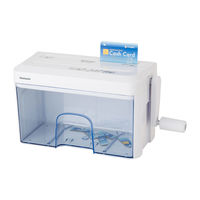 ナカバヤシ 3ウエイハンドシュレッダー303 ホワイト マイクロクロスカット NSH-303WH（直送品）