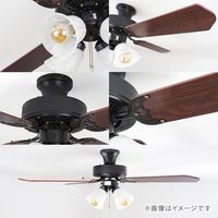 オーム電機 4灯シーリングファン 電球別売 06-3905 1台（直送品）