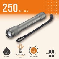 オーム電機 LEDズームライト 250ルーメン 08-1639 1個