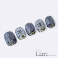 TSUMEKIRA(ツメキラ) ネイルシール Latte DAISY プロデュース DAISY'S GARDEN cool colors L（直送品）