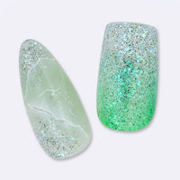 TSUMEKIRA(ツメキラ) ネイルシール TSUMEKIRA×maki セレクトフラッシュグリッター green MAK-GLI-004（直送品）