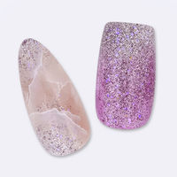 TSUMEKIRA(ツメキラ) ネイルシール ×maki セレクトフラッシュグリッター pink MAK-GLI-006 1セット(3枚)（直送品）