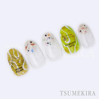 TSUMEKIRA(ツメキラ) ネイルシール DAISYプロデュース11 female black NN-DAI-118 1セット(3枚)（直送品）