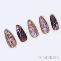 イングカワモト TSUMEKIRA(ツメキラ) ネイルシール 西山麻耶プロデュースTropicana NN-NYM-015 1セット(3枚)（直送品）