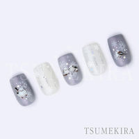 TSUMEKIRA(ツメキラ) ネイルシール Sakiプロデュース シマエナガのしまちゃんえなちゃん NN-SAK-009 1セット(3枚)（直送品）