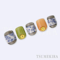 イングカワモト TSUMEKIRA(ツメキラ) ネイルシール トワルドジュイ NN-TDJ-001 1セット(3枚)（直送品）