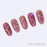 TSUMEKIRA(ツメキラ) ネイルシール TSUKIプロデュースPetalpurple NN-TSU-005 1セット(3枚)（直送品）