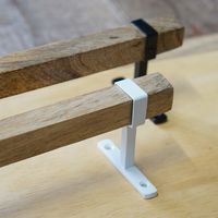 ポッシュリビング タオルバーS ホワイト W26×D7.3×H6.5cm アイアン/マンゴーウッド 41368 1個（直送品）