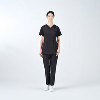 住商モンブラン パンツ レディス 半ゴム チャコールブラック M UM700-8/0 1枚　スクラブ（直送品）