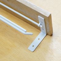 ポッシュリビング トイレットペーパーホルダー ダブル ホワイト W31×D11×H9cm アイアン/マンゴーウッド 41371 1個（直送品）